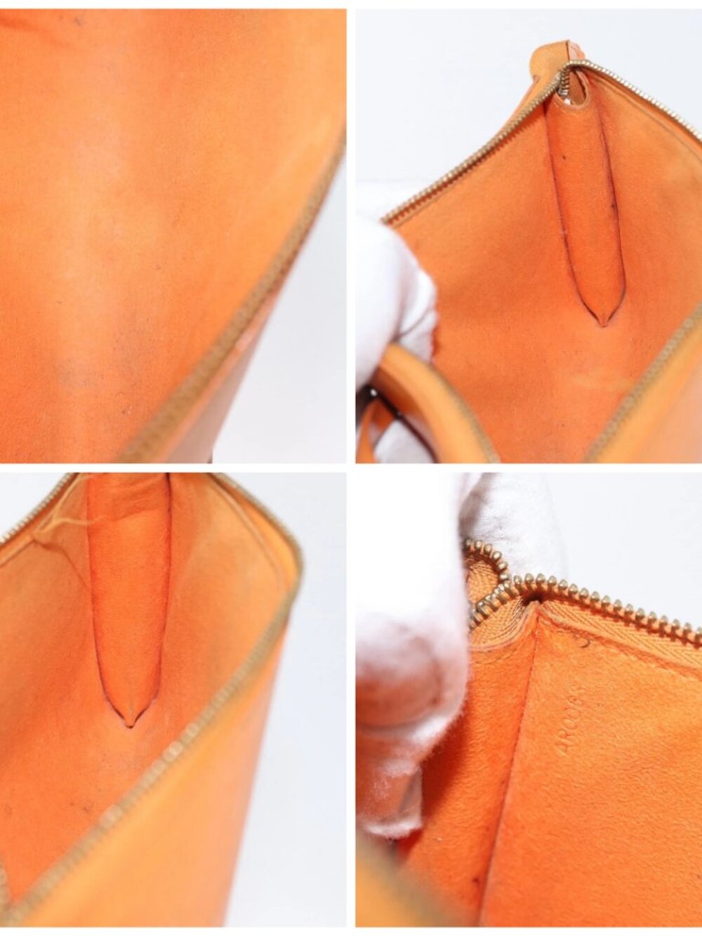 LOUIS VUITTON Epi Pochette Accessoires Pouch Orange Mandarin M5294H Auth 172673 - Picture 15 of 16